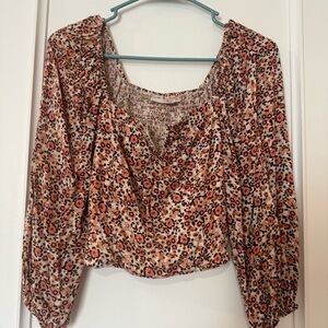 Floral Print Women's Top